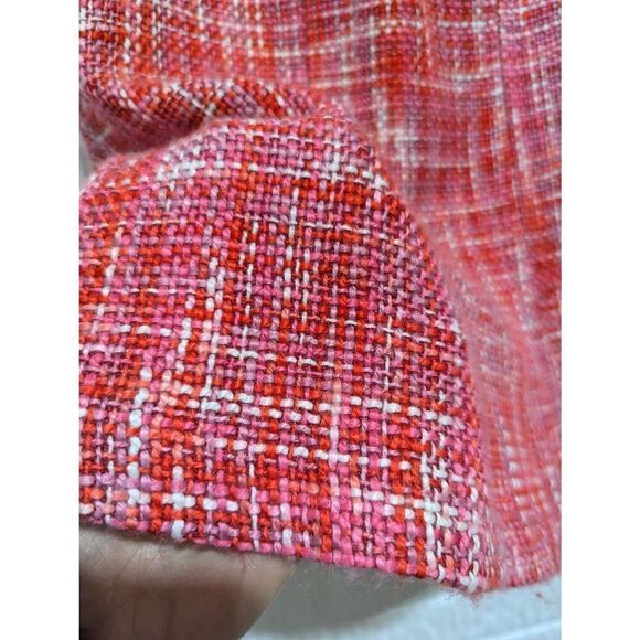 Kasper Women's Variegated Pink Acrylic Tweed Fit Flare Skirt Size 2P - Picture 3 of 8